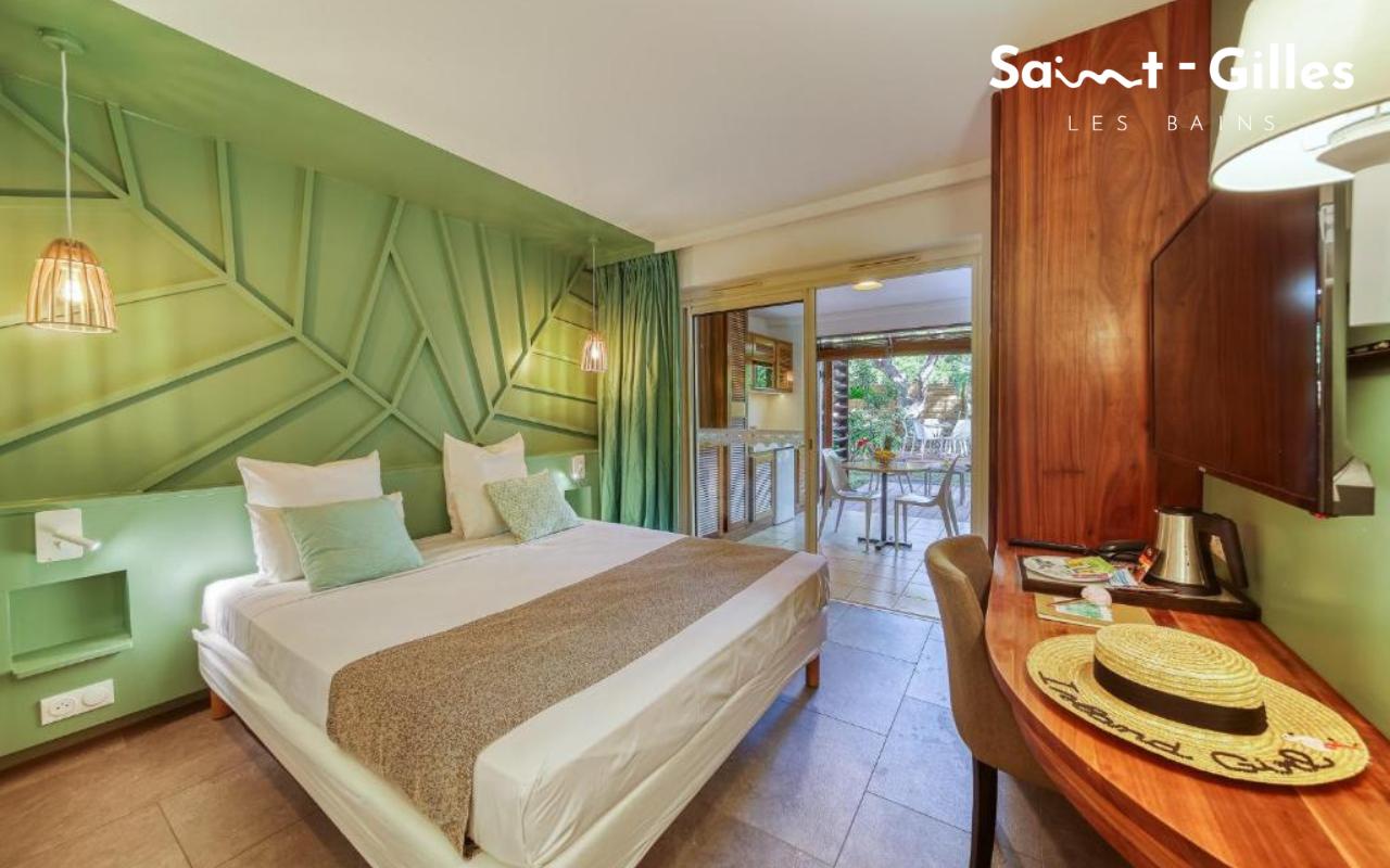 Chambre de la résidence Tropic Appart Hôtel à Saint-Gilles Les Bains à La Réunion