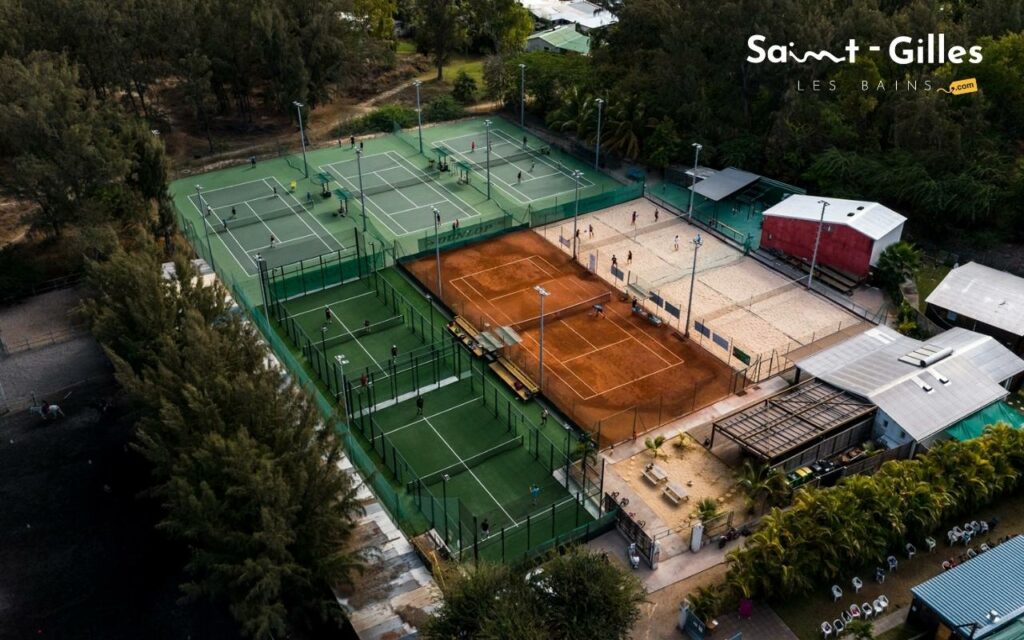 Terrains à l'Académie Tennis Club à Saint-Gilles Les Bains à La Réunion