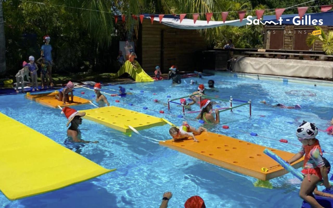 Activités au club de natation Les Aquanautes à Saint-Gilles Les Bains à La Réunion