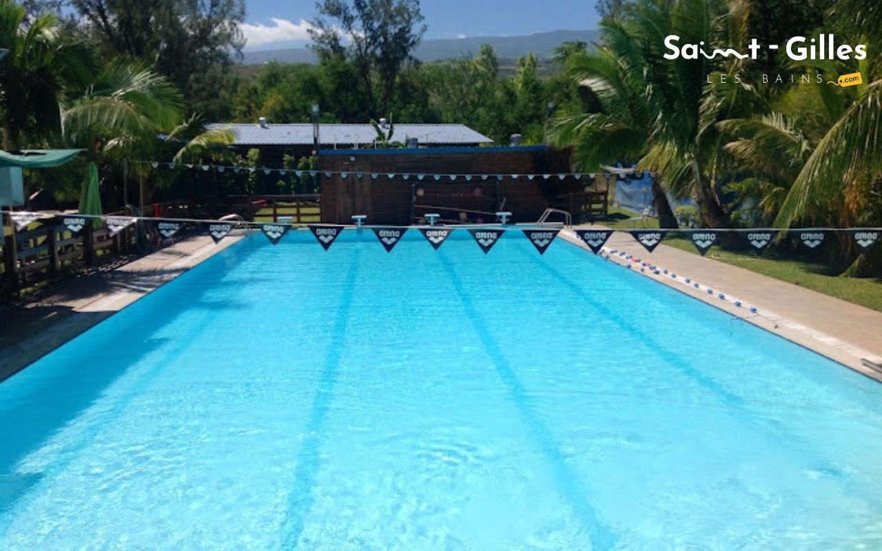Piscine du club de natation Les Aquanautes à Saint-Gilles Les Bains à La Réunion
