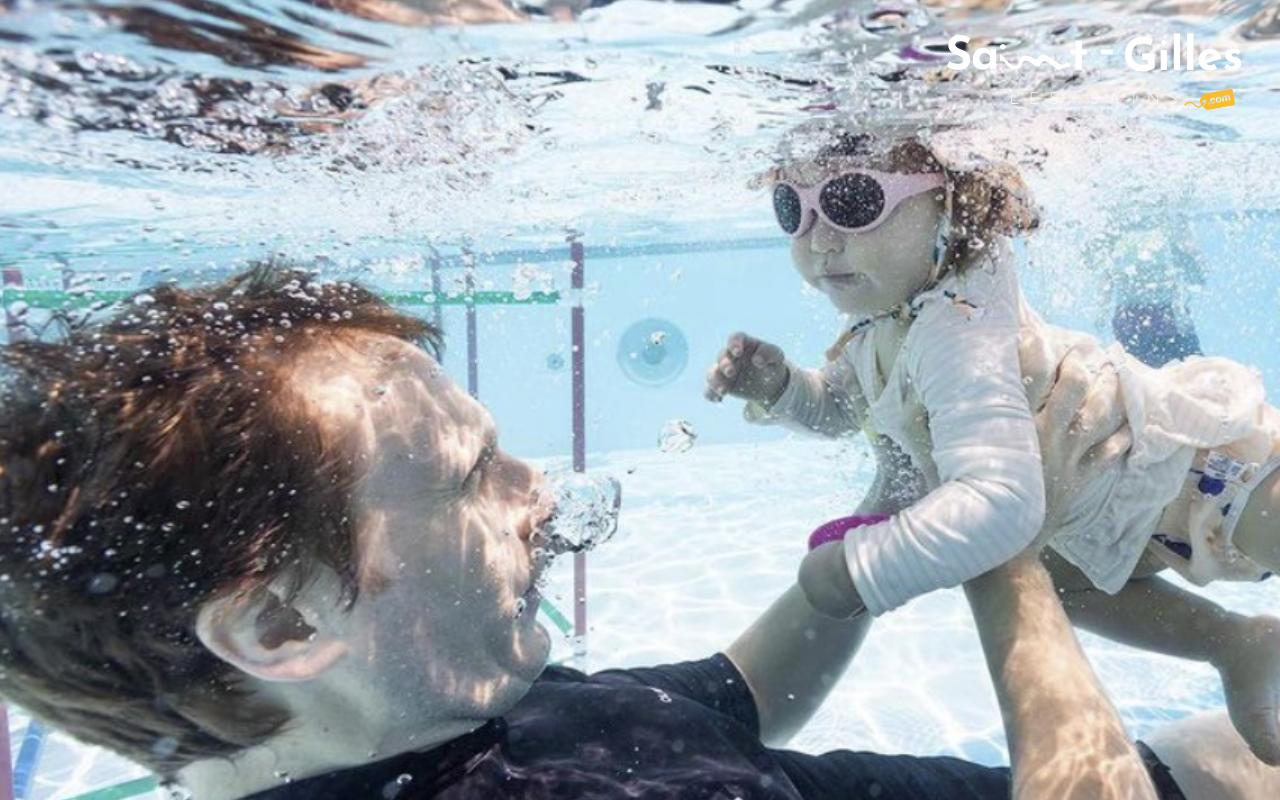 Activités des enfants et bébés au club de natation Les Aquanautes à Saint-Gilles Les Bains à La Réunion